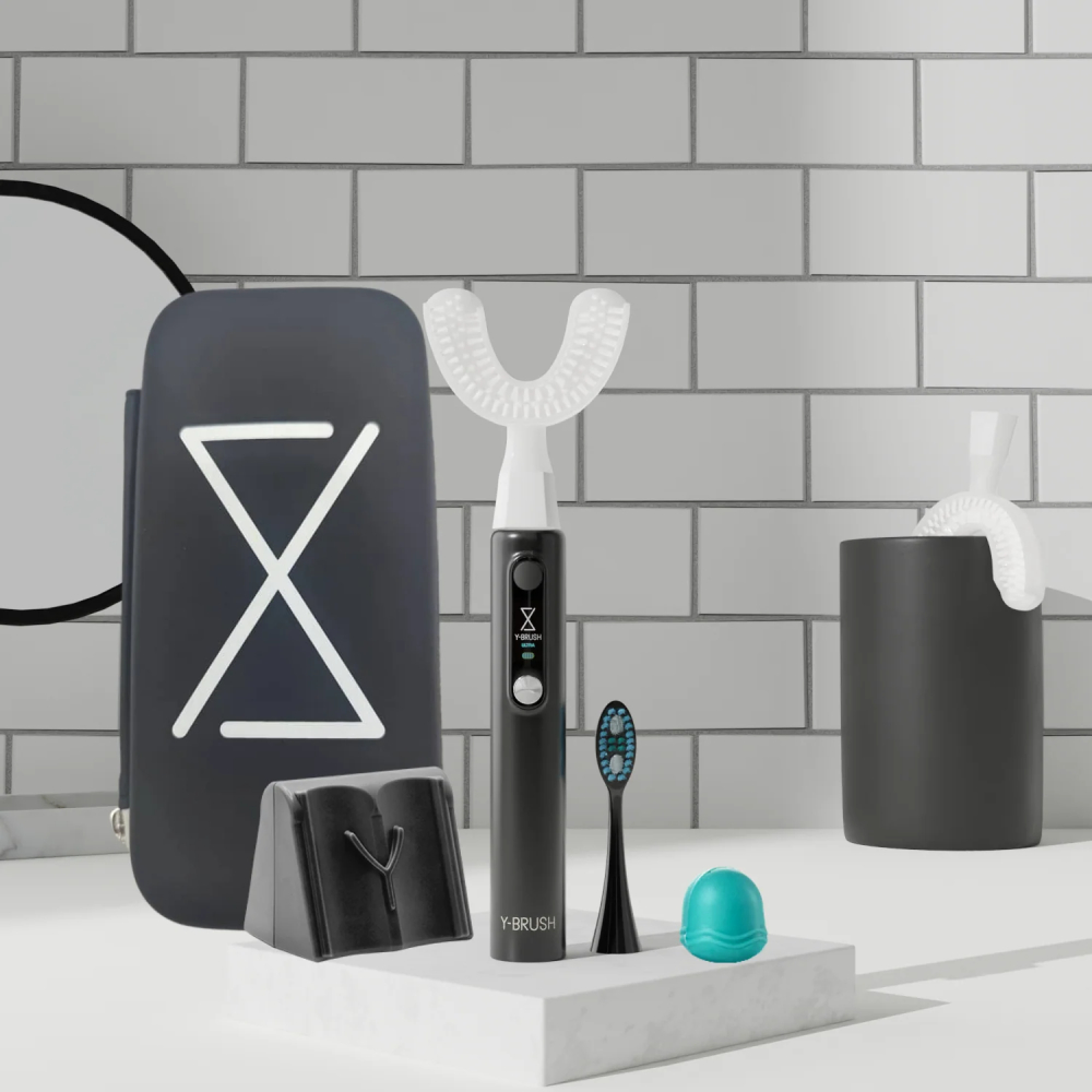Звуковая зубная щетка с полным комплектом аксессуаров. Y-Brush Ultra Sonic Premium Pack